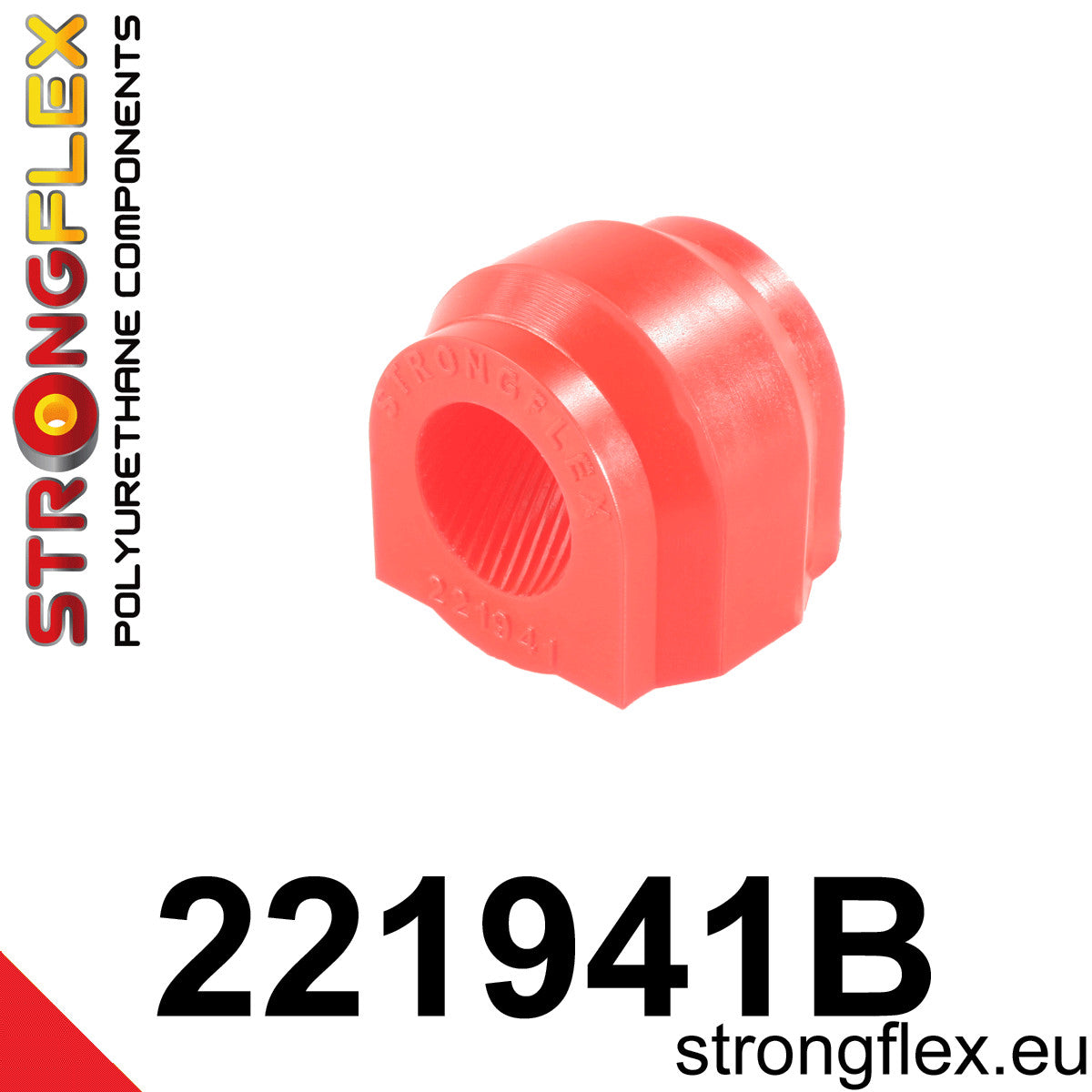 221941B Front anti roll bar bush Standard (Red) Audi A3 / S3 / RS3 III (13-21) 8V