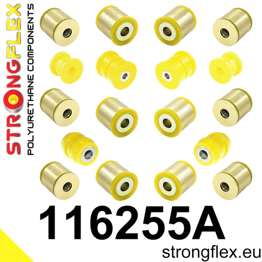 116255A Rear suspension bush kit SPORT Sport (Yellow) Mercedes CLK W209 (02-10)