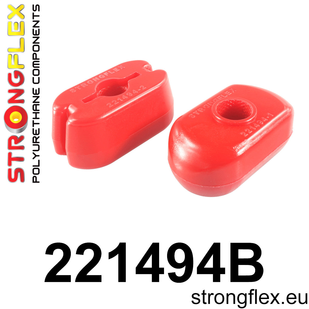 221494B Gearbox mount dog bone Standard (Red) Audi A3 / S3 / RS3 I (96-03) 8L