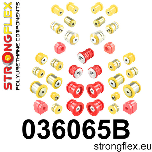 036065B Full suspension polyurethane bush kit Standard (Red) BMW Seria 5 VI (09-17) F10 / F11 / F07