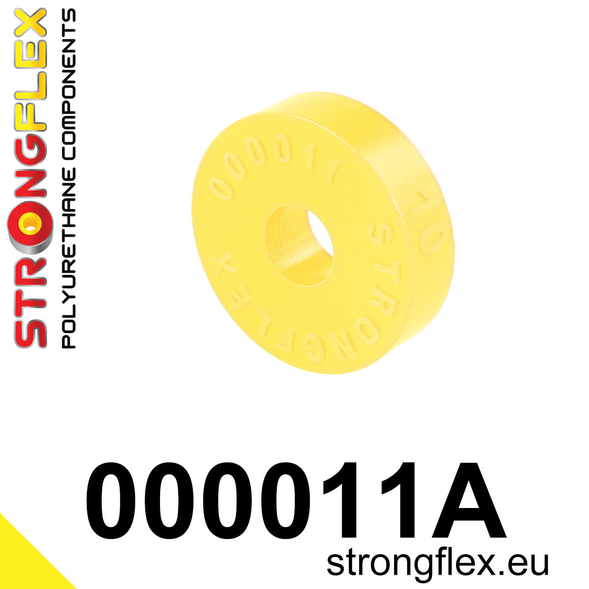 000011A Shock absorber bump stop 10mm Sport (Yellow) Odboje, Wieszaki tłumika