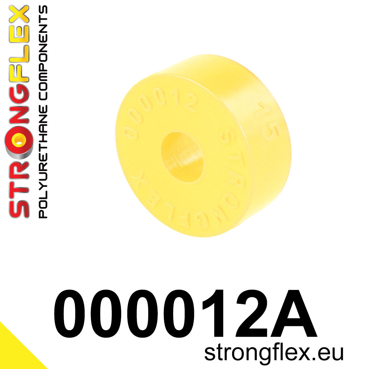 000012A Shock absorber bump stop 15mm Sport (Yellow) Odboje, Wieszaki tłumika