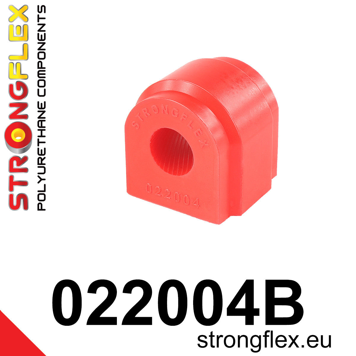 022004B Rear anti roll bar bush Standard (Red) Audi A8 / S8 D3 (02-09)