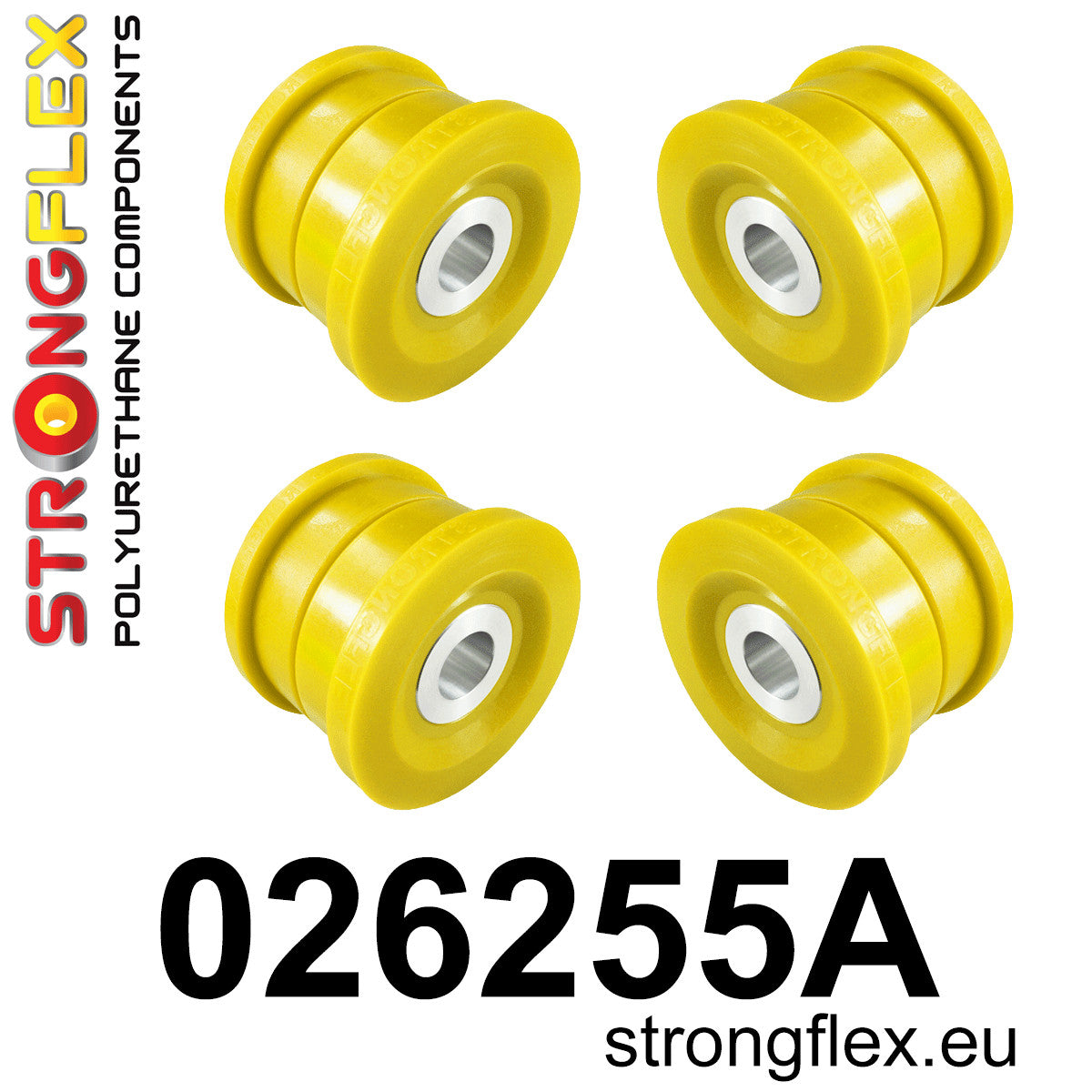 026255A Rear subframe bush kit SPORT Sport (Yellow) Audi Q7 / SQ7 4L (05-15)