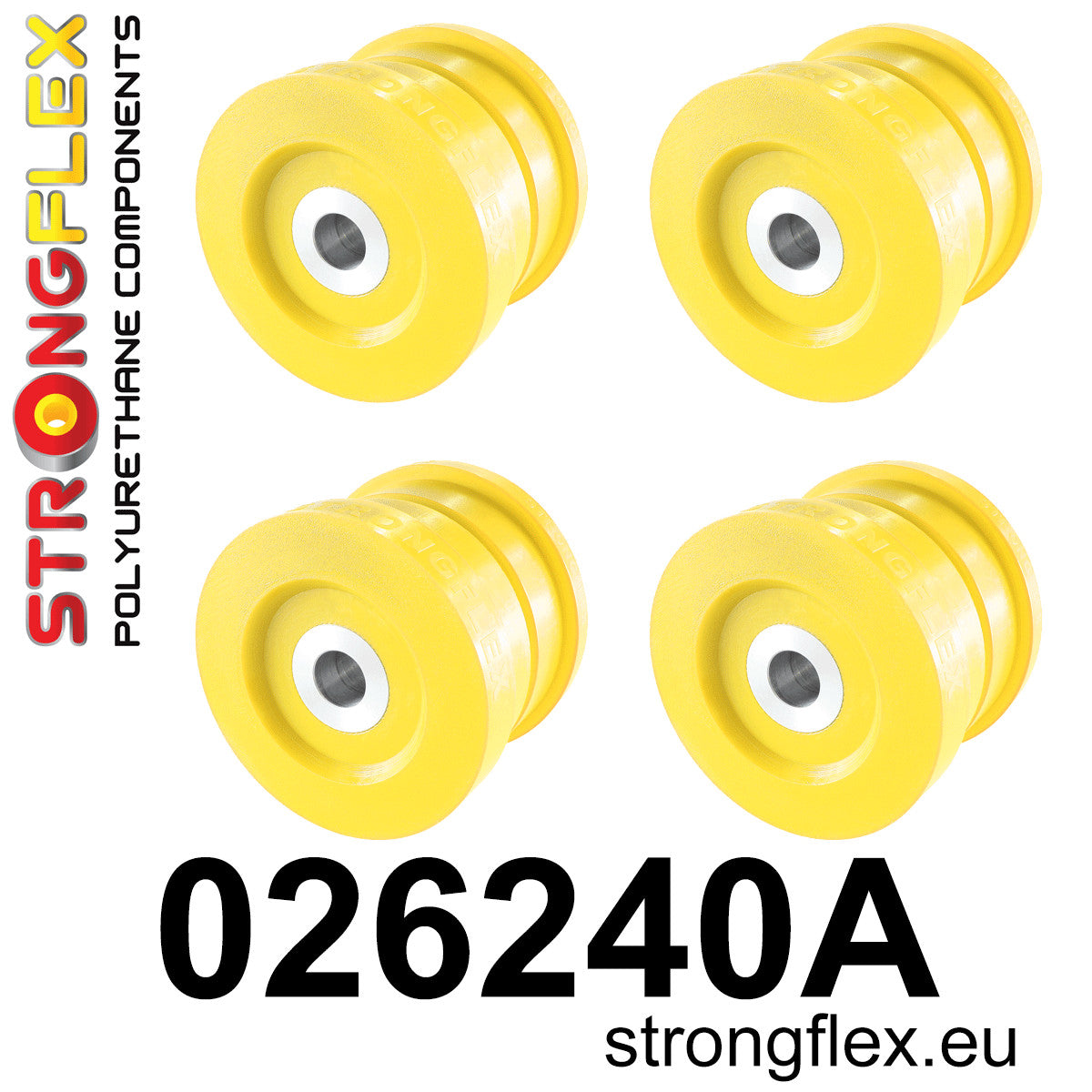 026240A Rear subframe bush kit SPORT Sport (Yellow) Audi A8 / S8 D2 (94-02)