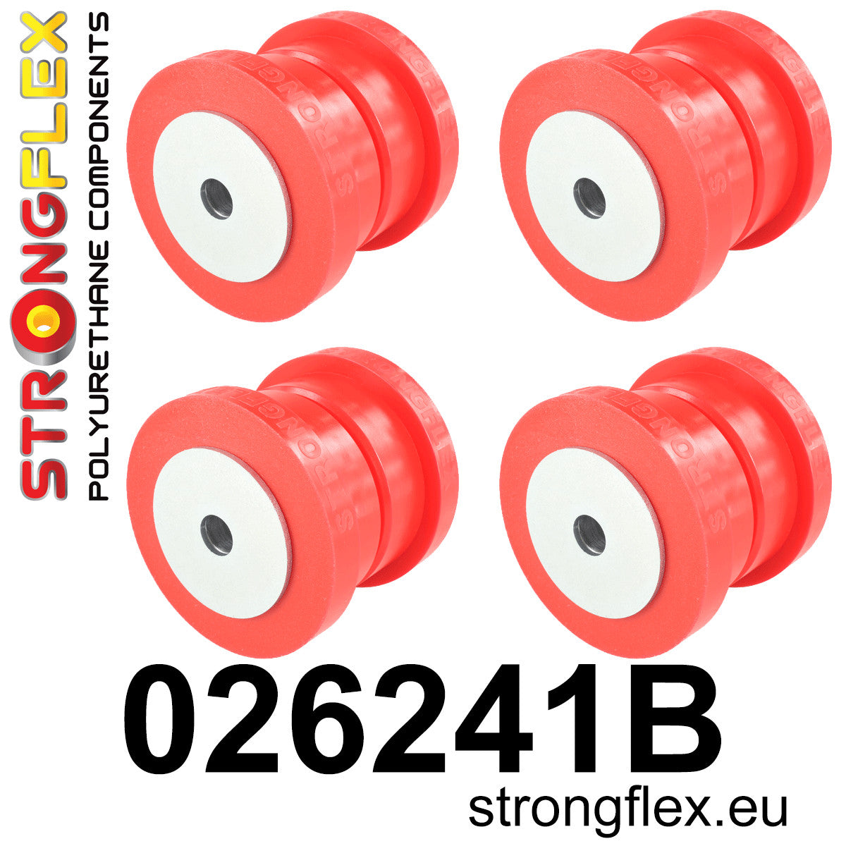 026241B Front subframe bush kit Standard (Red) Audi A8 / S8 D2 (94-02)