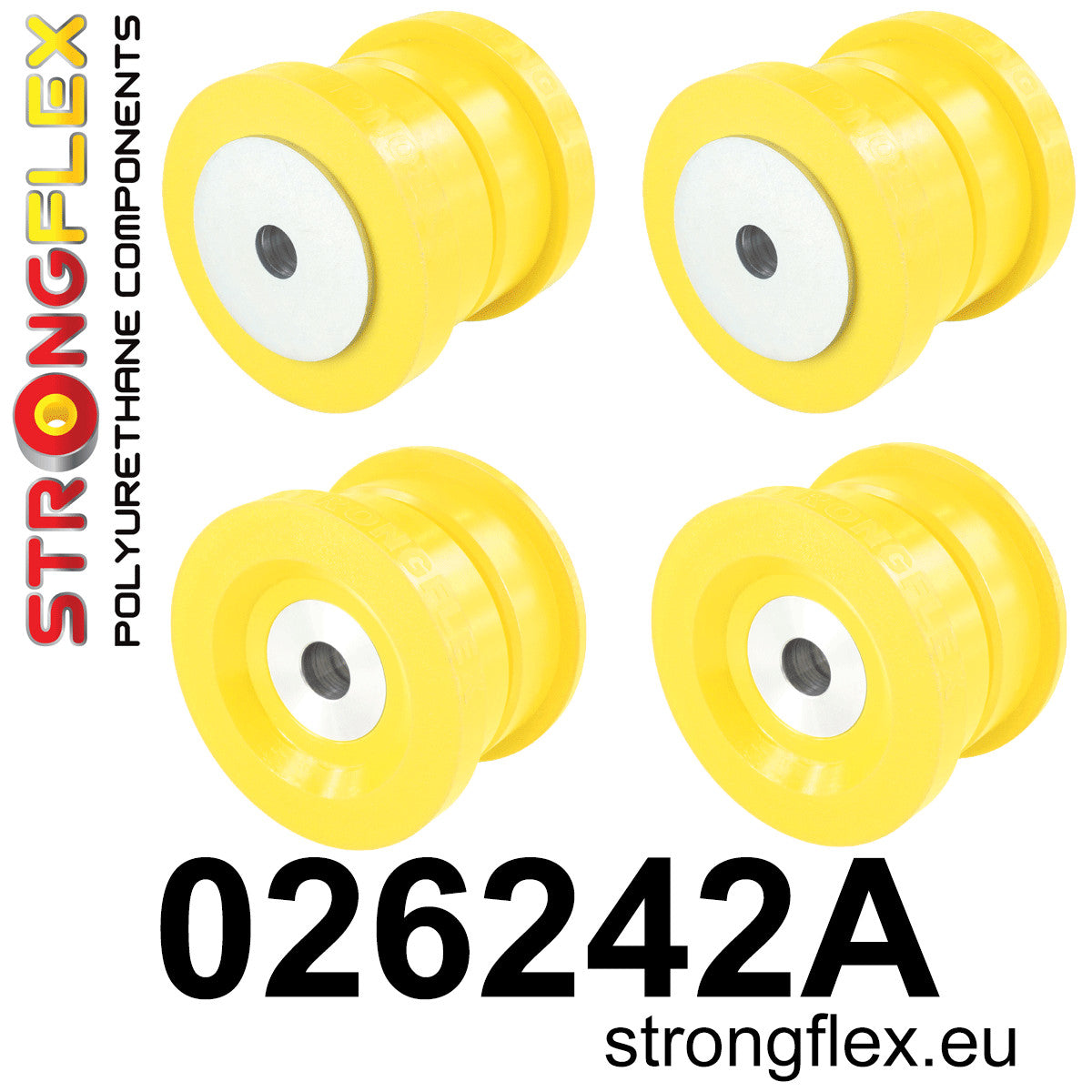 026242A Front subframe bush kit SPORT Sport (Yellow) Audi A8 / S8 D3 (02-09)