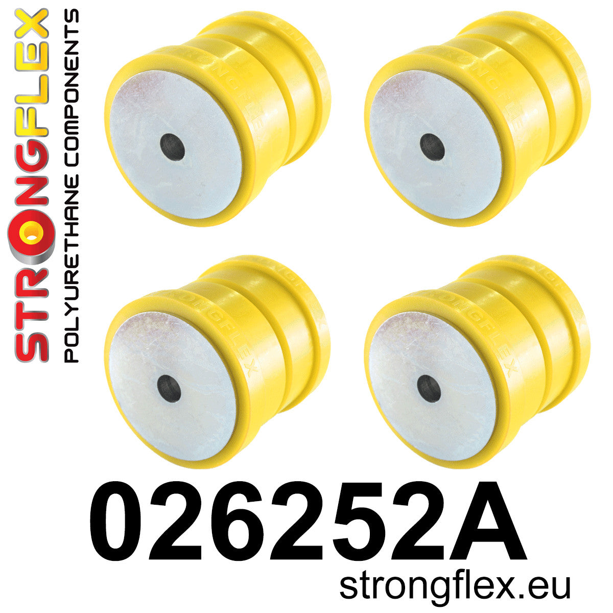 026252A Rear subframe bush kit SPORT Sport (Yellow) Porsche Macan (13-)
