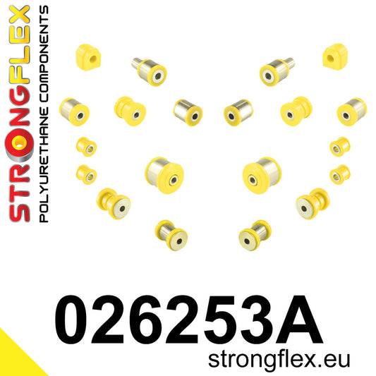 026253A Rear suspension bush kit SPORT Sport (Yellow) Audi A8 / S8 D3 (02-09)
