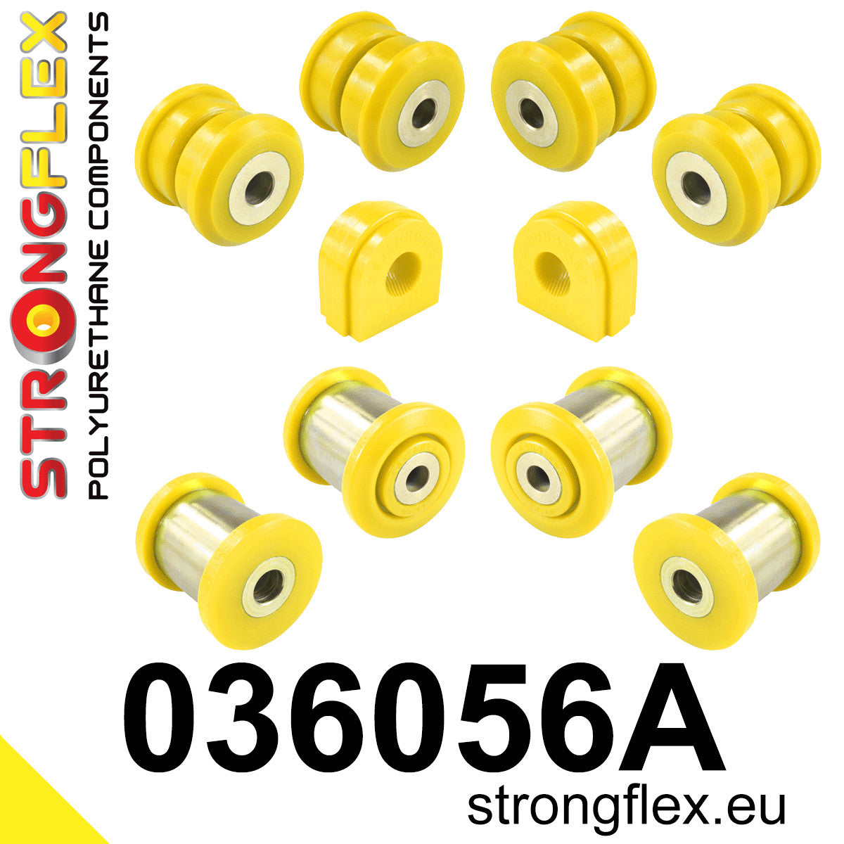 036056A Rear suspension bush kit SPORT Sport (Yellow) BMW X6 I (07-14) E71 / E72