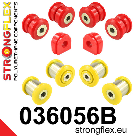 036056B Rear suspension bush kit Standard (Red) BMW X6 I (07-14) E71 / E72