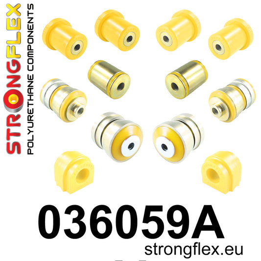036059A Front suspension bush kit SPORT Sport (Yellow) BMW Seria 5 VI (09-17) F10 / F11 / F07