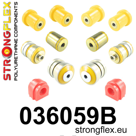 036059B Front suspension bush kit Standard (Red) BMW Seria 5 VI (09-17) F10 / F11 / F07