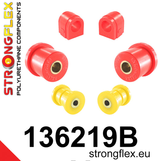 136219B Front suspension bush kit Standard (Red) Opel / Vauxhall Astra J (09-15)