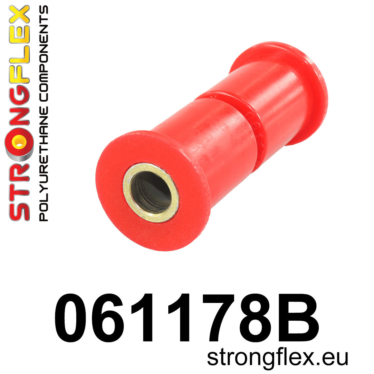 061178B Rear shackle leaf spring – upper bush Standard (Red) Fiat 125P 1300/1500 (67-91)