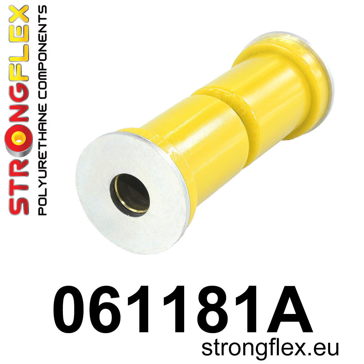 061181A Rear suspension spring leaf bush SPORT Sport (Yellow) Fiat 125P 1300/1500 (67-91)