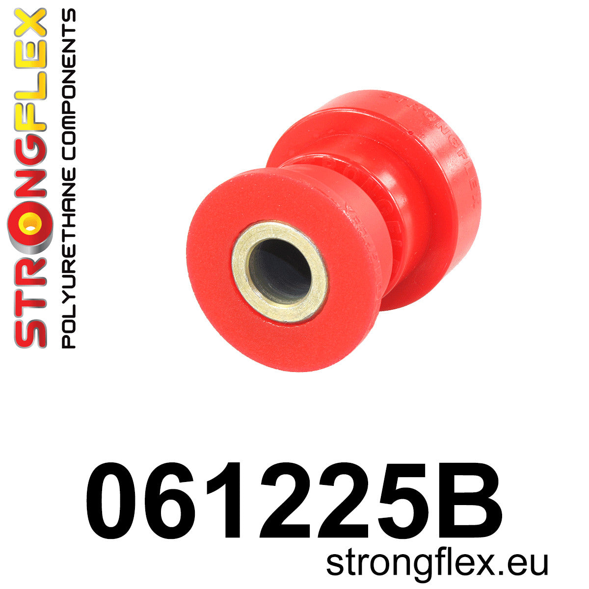 061225B Front upper arm - front bush Standard (Red) Fiat 125P 1300/1500 (67-91)