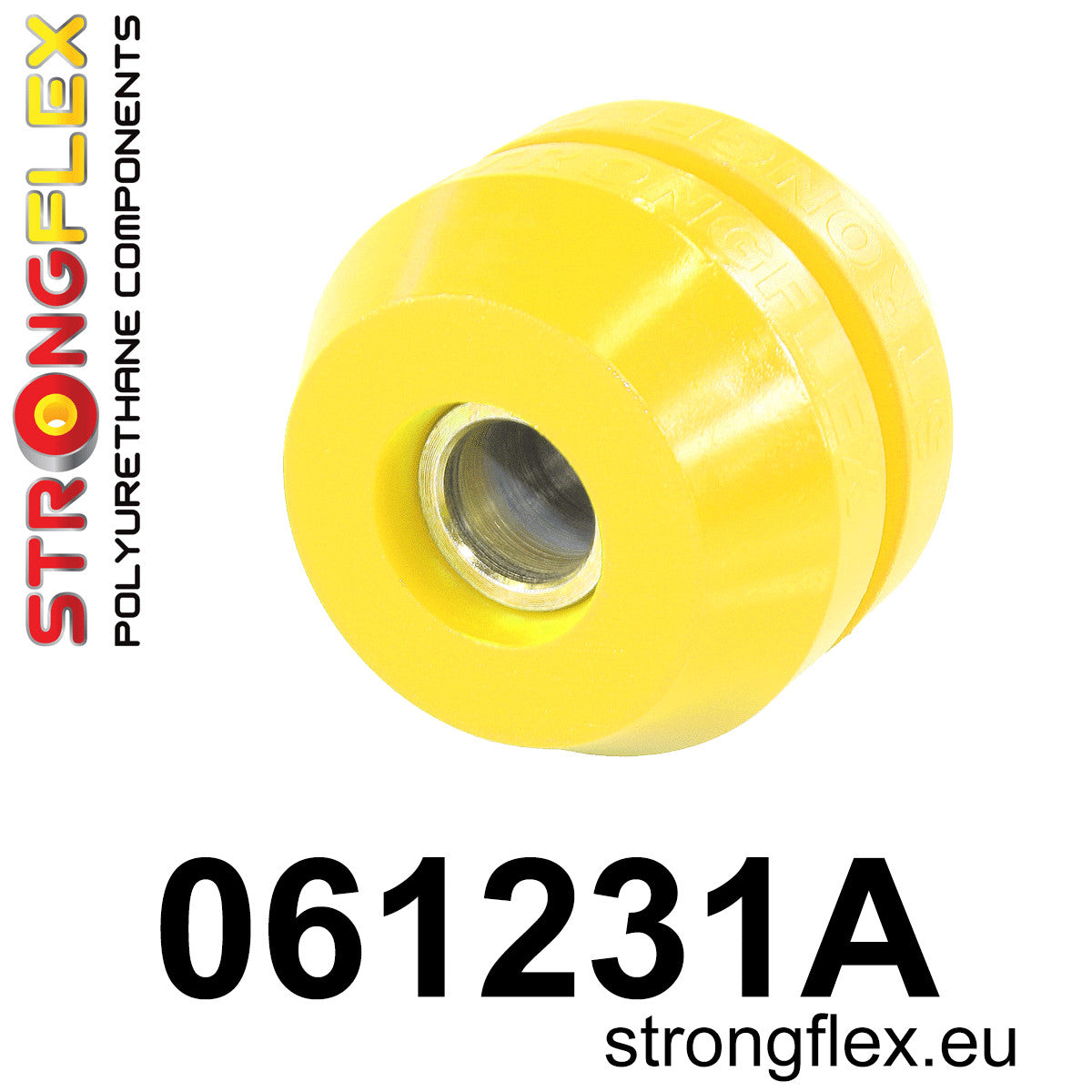 061231A Front tie bar to chassis bush SPORT Sport (Yellow) Fiat 125P 1300/1500 (67-91)