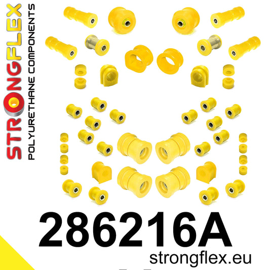286216A Full suspension bush kit R32 AWD SPORT Sport (Yellow) Nissan Skyline VIII (89-94) R32