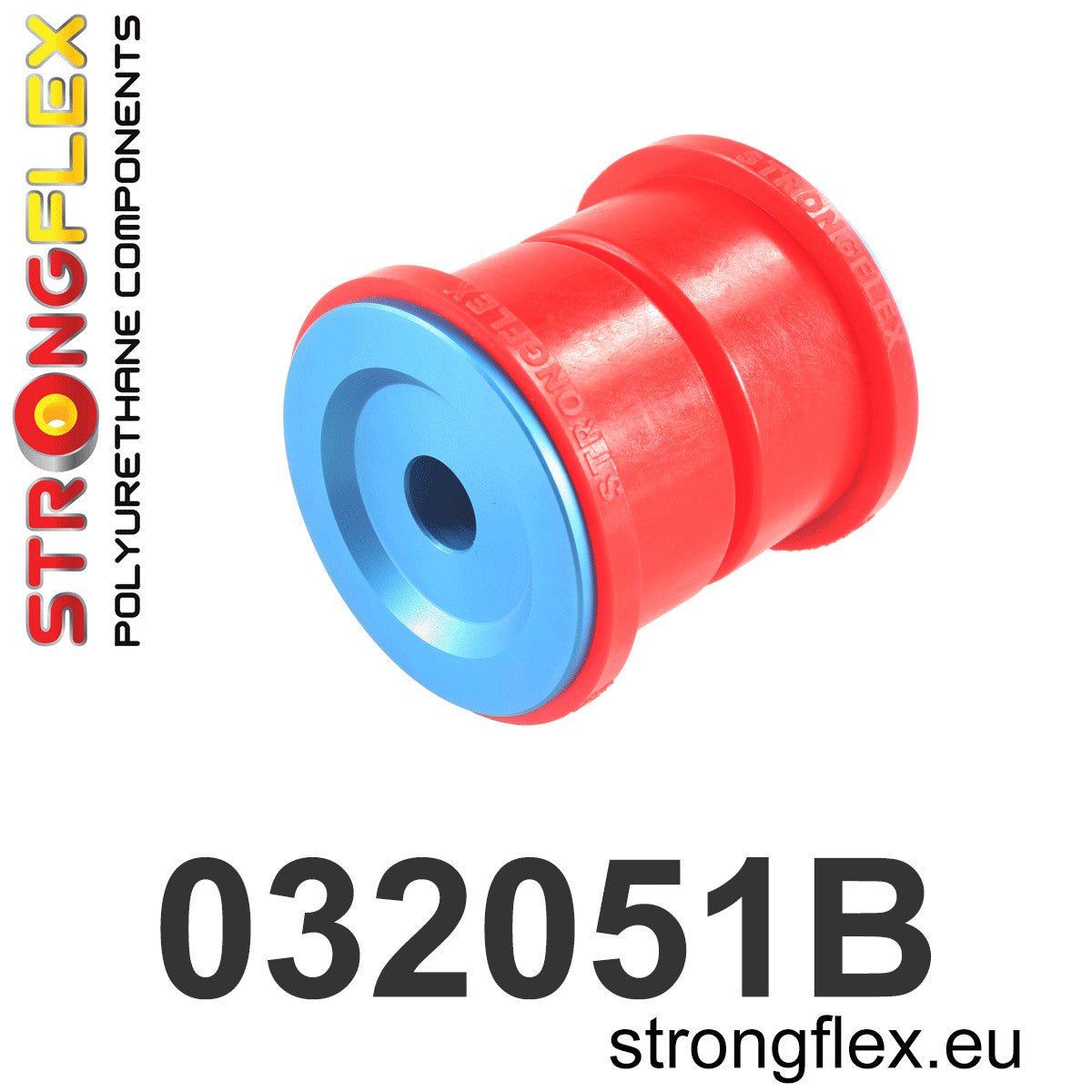 032051B Rear diff mount - front bush Standard (Red) BMW Seria 3 VI (13-20) F30 / F31 / F34 / F80