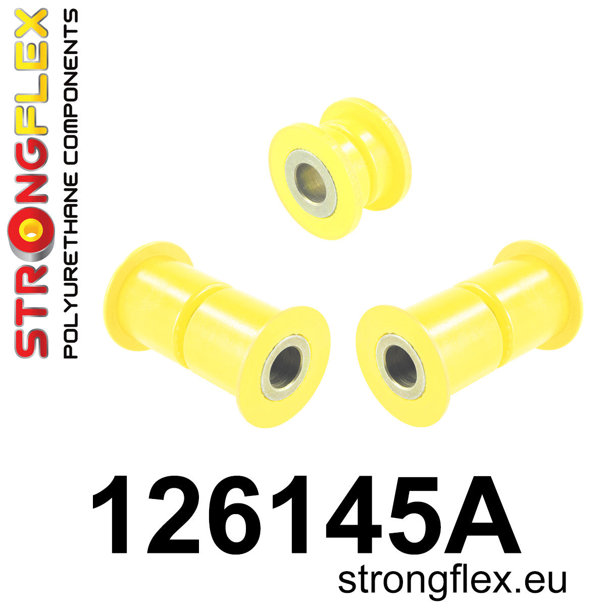 126145A Steering rack mount bush kit SPORT Sport (Yellow) Mitsubishi Lancer Evolution X (07-16)