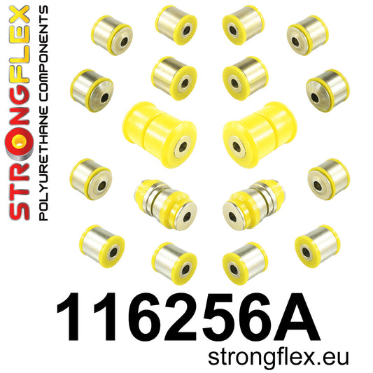 116256A Rear suspension bush kit SPORT Sport (Yellow) Mercedes GLK (08-15) X204