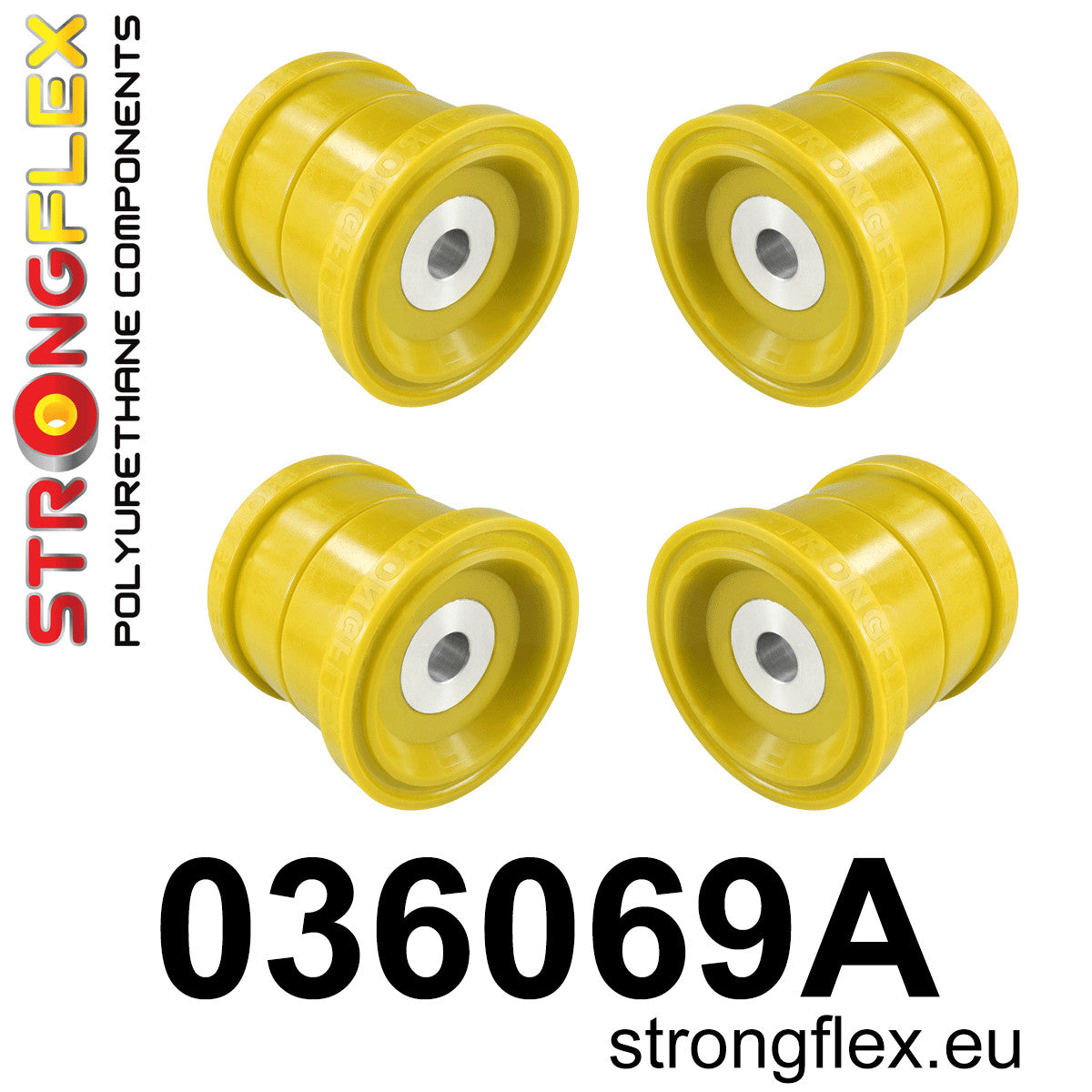 036069A Rear subframe bush kit SPORT Sport (Yellow) BMW X6 I (07-14) E71 / E72