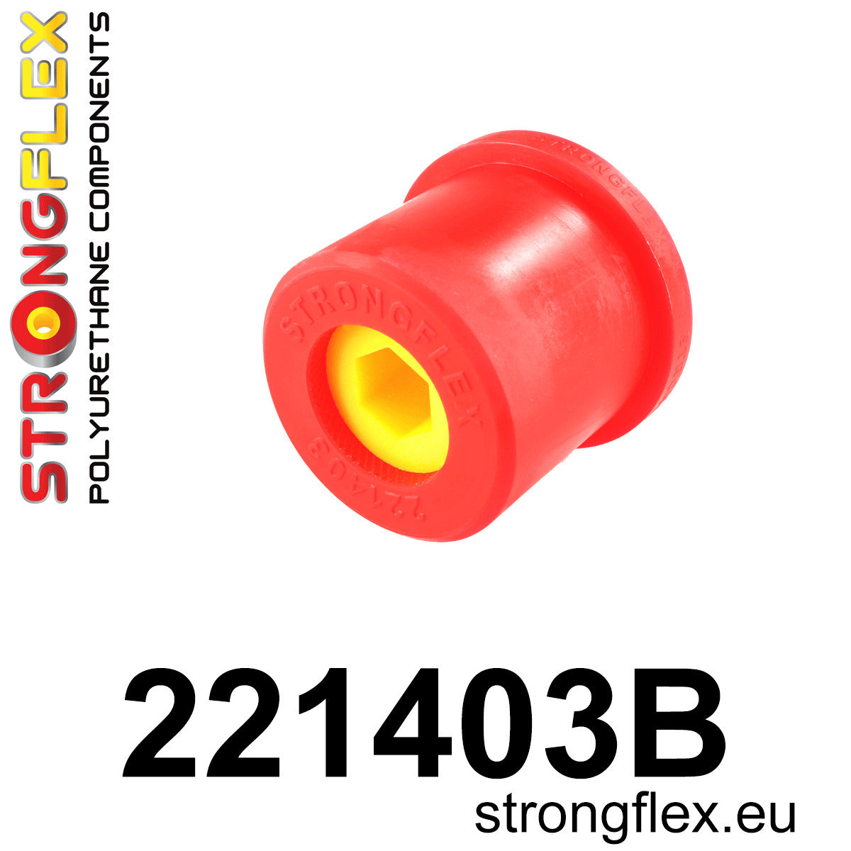 221403B Front wishbone rear bush Standard (Red) Audi A3 / S3 / RS3 II (03-13) 8P