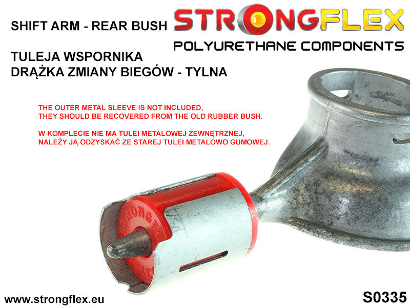 031933A Shift arm - rear bush SPORT Sport (Yellow) BMW Seria 1 I (04-13) E81 / E82 / E87 / E88