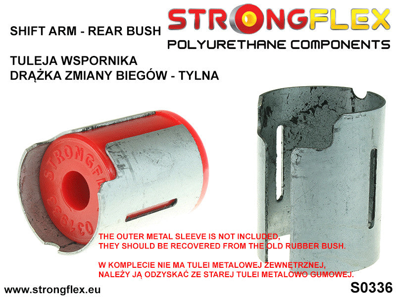 031933A Shift arm - rear bush SPORT Sport (Yellow) BMW Seria 1 I (04-13) E81 / E82 / E87 / E88
