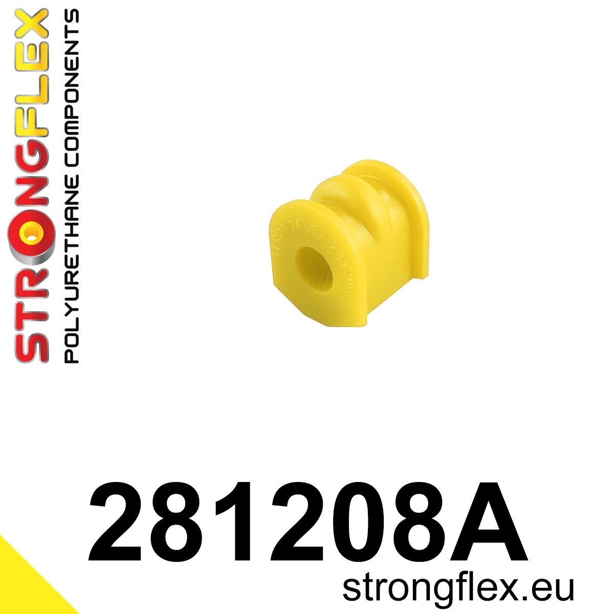 281208A Rear anti roll bar bush SPORT Sport (Yellow) Nissan 100NX (90-96) B13