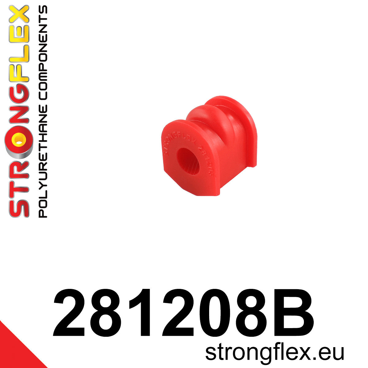 281208B Rear anti roll bar bush Standard (Red) Nissan 100NX (90-96) B13