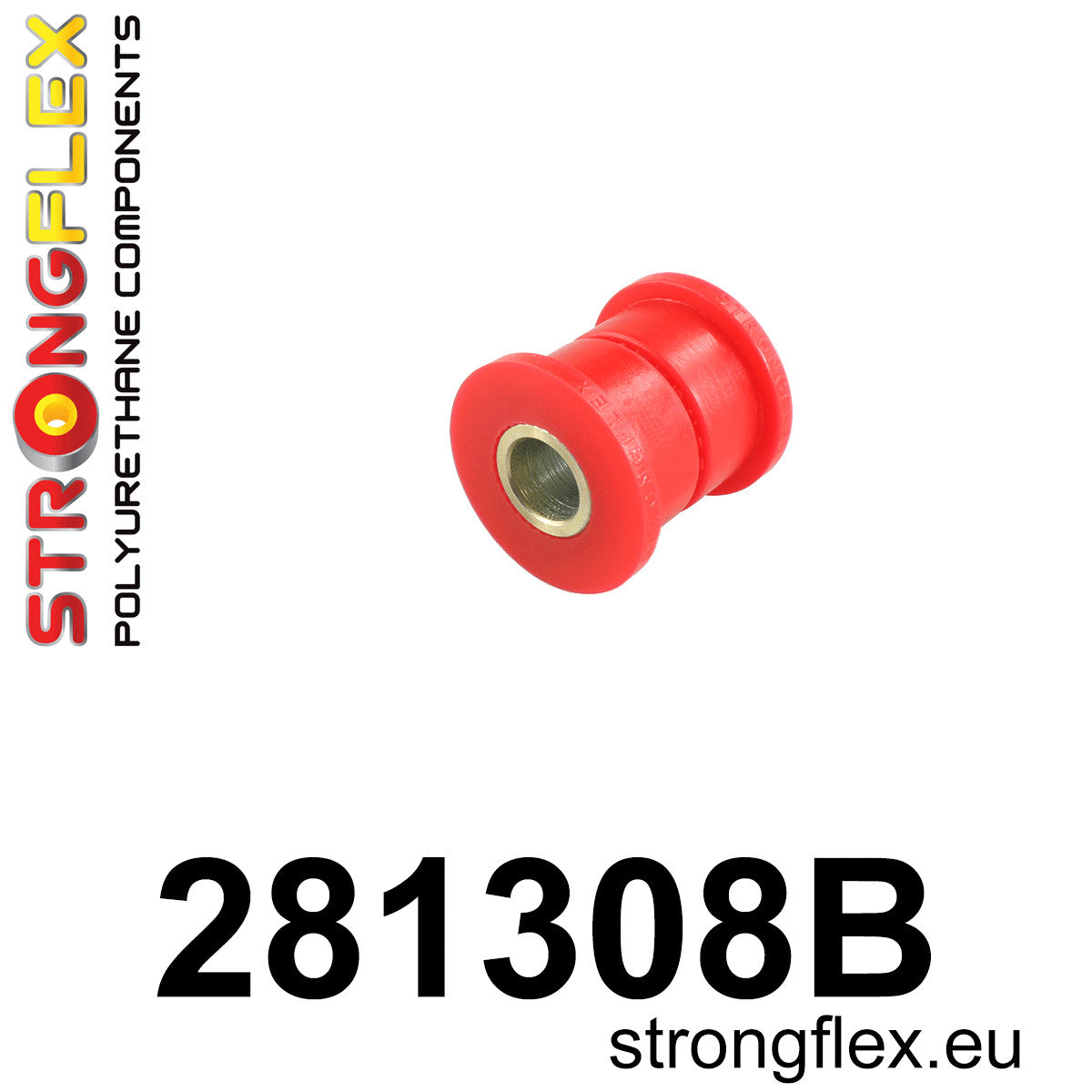 281308B Outer arm to hub bush and inner track arm bush Standard (Red) Nissan 100NX (90-96) B13