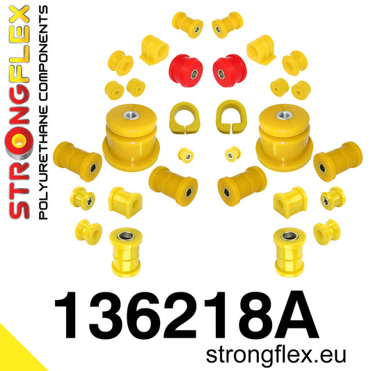 136218A Full suspension bush kit SPORT Sport (Yellow) Opel / Vauxhall Calibra (89-97) FWD / 4x4