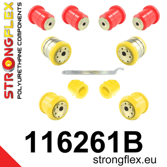 116261B Front suspension bush kit Standard (Red) Mercedes CL C215 (98-06)