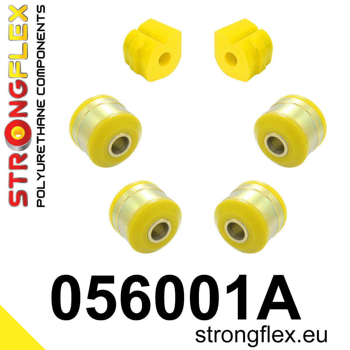 056001A Front suspension bush kit SPORT Sport (Yellow) Citroën C2 (03-09)