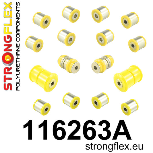 116263A Rear suspension bush kit SPORT Sport (Yellow) Mercedes CL C215 (98-06)