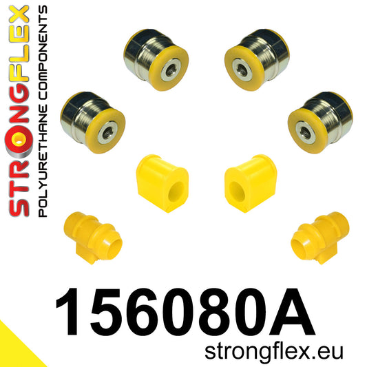 156080A Front suspension bush kit SPORT Sport (Yellow) Renault Clio I (90-01)