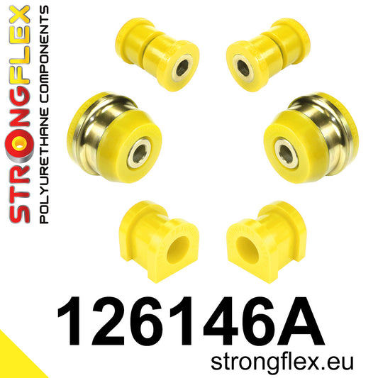 126146A Front suspension bush kit SPORT Sport (Yellow) Citroën C-Crosser (07-12)