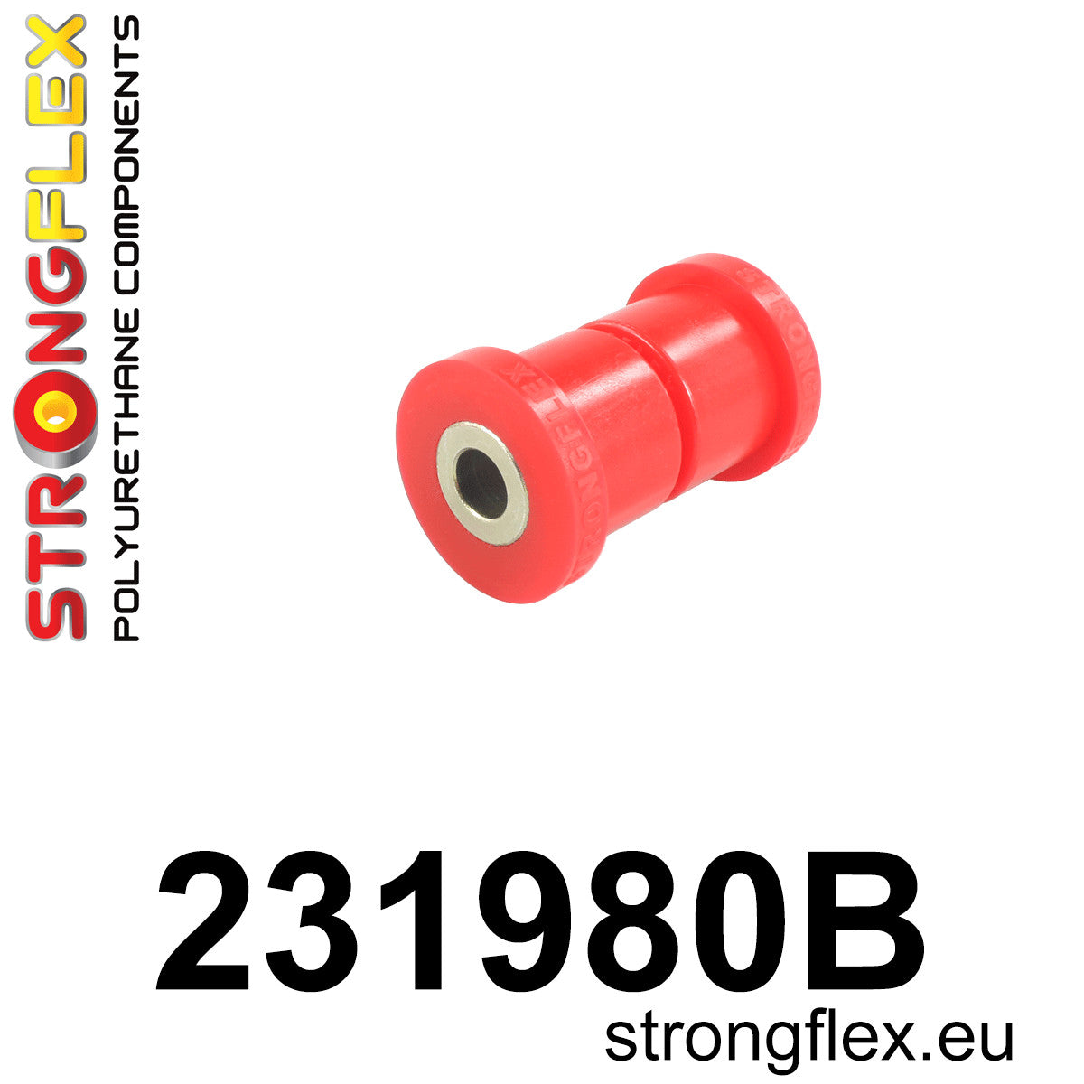 231980B Front lower arm – front bush Standard (Red) Volvo Seria 200 240 (75-93)