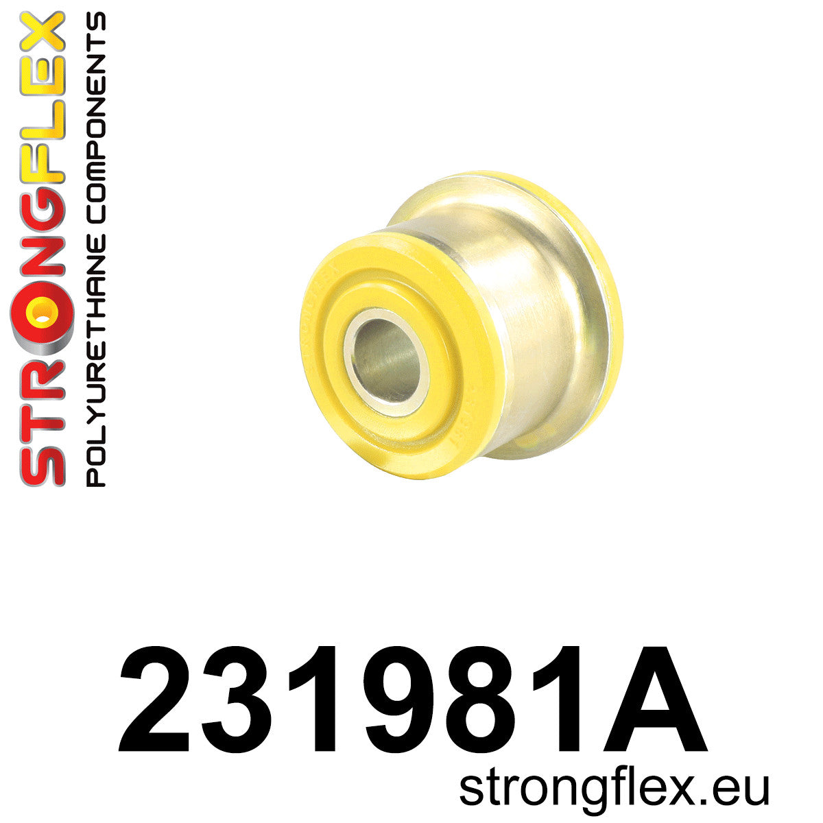 231981A Front lower arm – rear bush SPORT Sport (Yellow) Volvo Seria 200 240 (75-93)