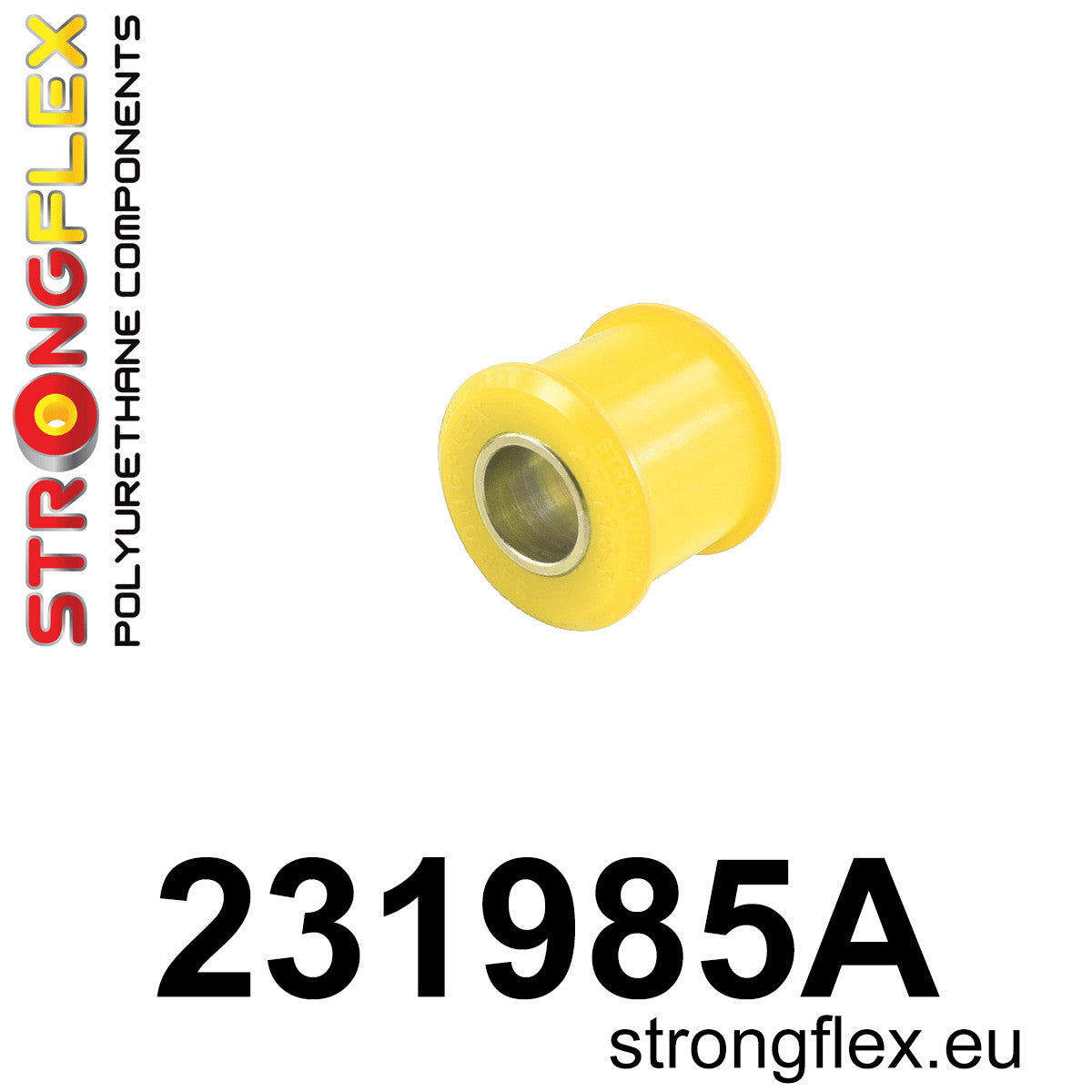 231985A Rear panhard rod mount – to axle bush SPORT Sport (Yellow) Volvo Seria 200 240 (75-93)