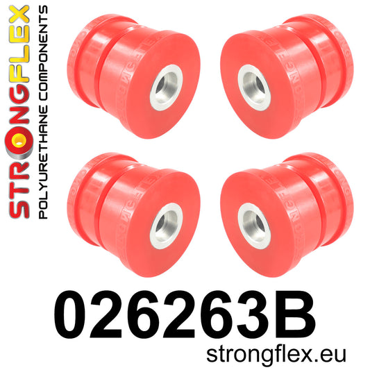 026263B Rear subframe bush kit Standard (Red) Audi A8 / S8 D4 (09-17)