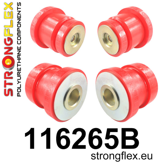 116265B Rear subframe bush kit Standard (Red) Mercedes Klasa E W211 (02-09)