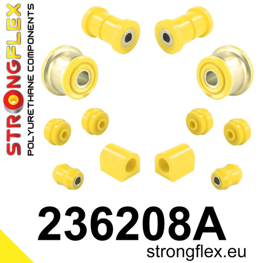 236208A Front suspension bush kit SPORT Sport (Yellow) Volvo Seria 200 240 (75-93)