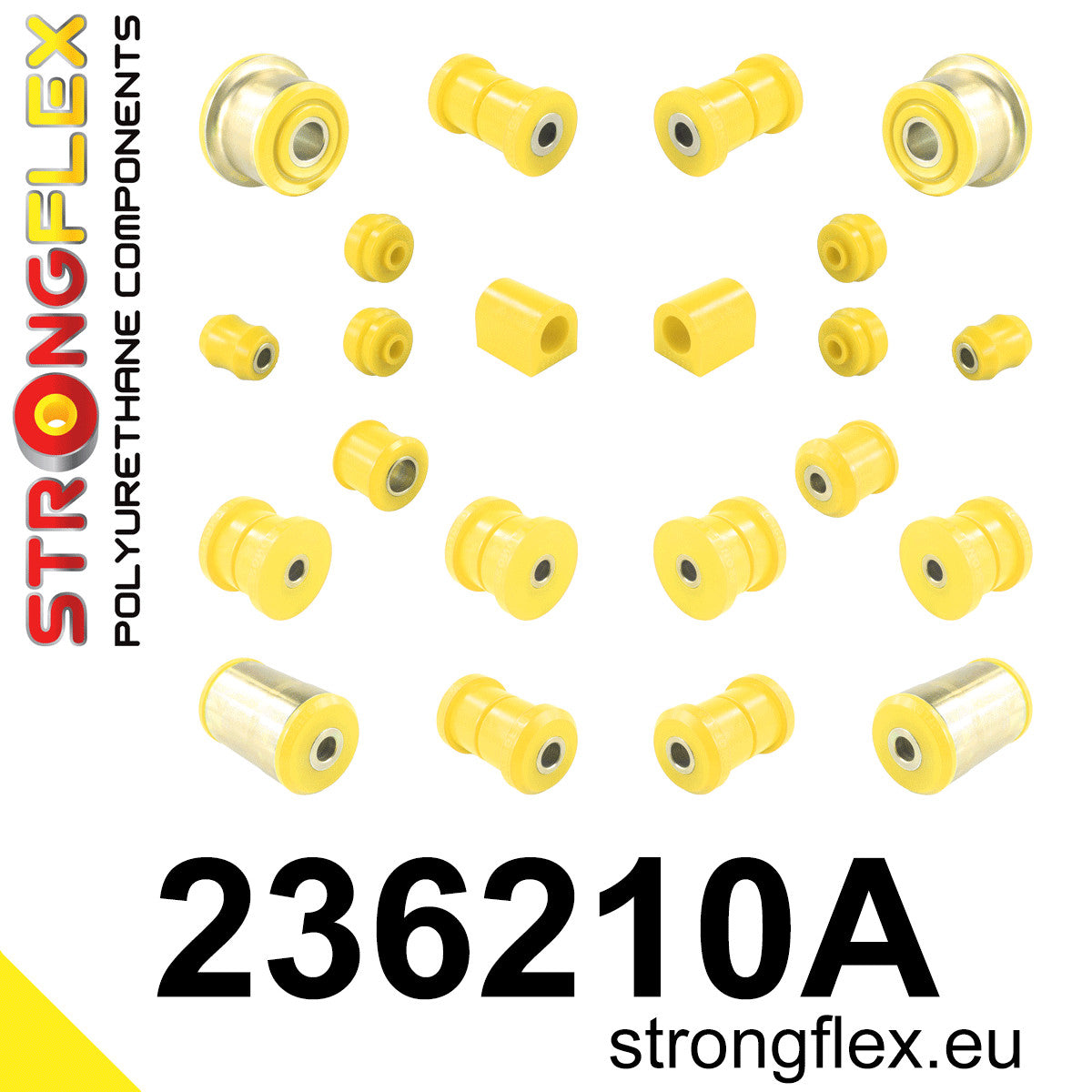 236210A Full Suspension bush kit SPORT Sport (Yellow) Volvo Seria 200 240 (75-93)
