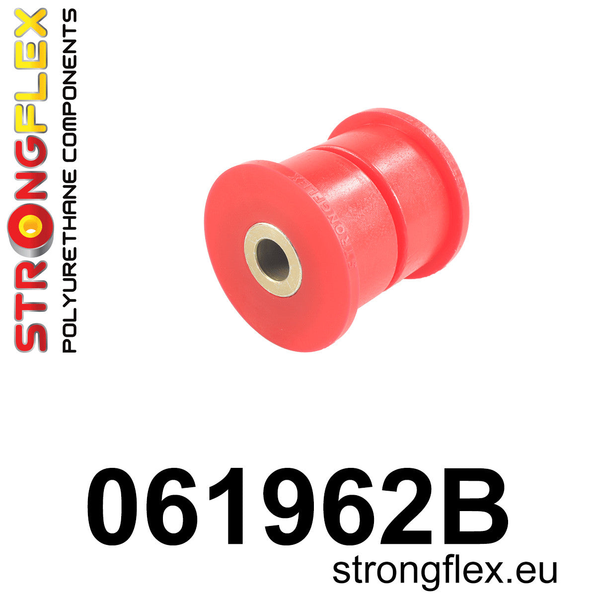 061962B Rear lower arm bushing Standard (Red) Fiat 124 Spider I (66-85)