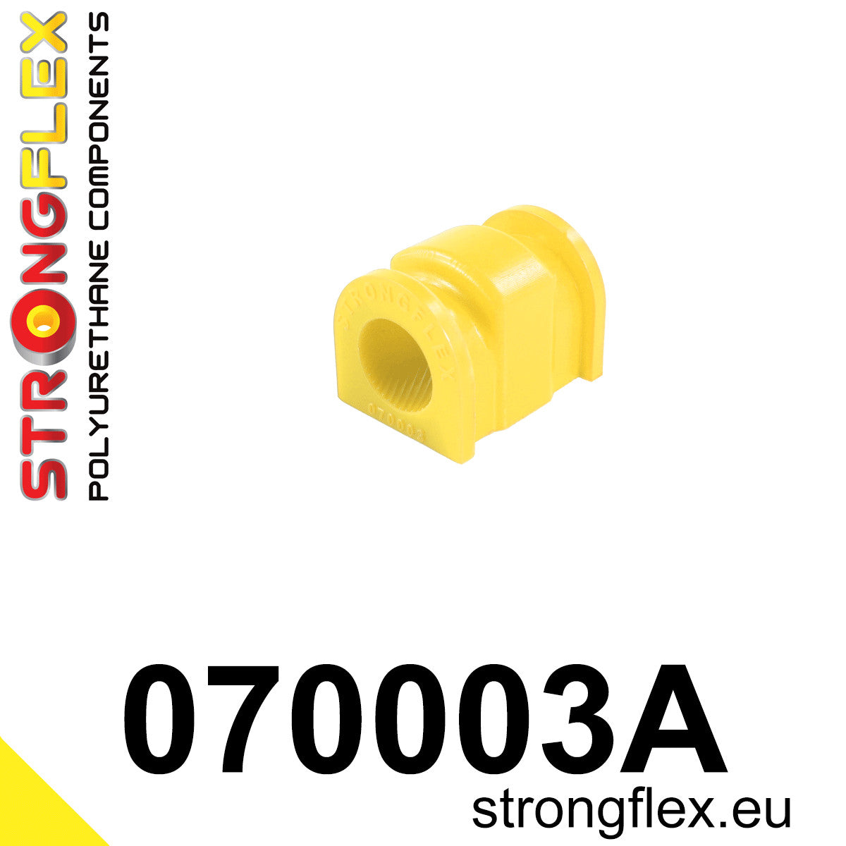 070003A Front anti roll bar bush SPORT Sport (Yellow) Ford Fiesta MK7 / MK7 ST (08-17)