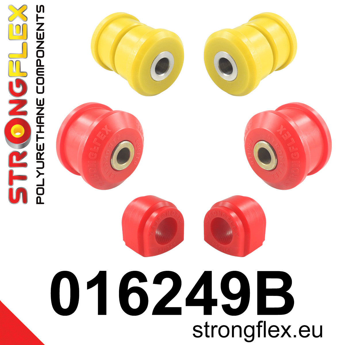 016249B Front suspension bush kit Standard (Red) Alfa Romeo Giulietta III (10-20) type 940
