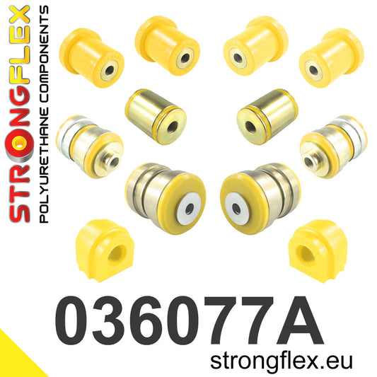 036077A Front suspension bush kit SPORT Sport (Yellow) BMW Seria 5 VI (09-17) F10 / F11 / F07